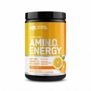 Optimum Nutrition ESSENTIAL AMIN.O. ENERGY® Citrus Spritz 0.6 lb (30 Servings) Polska | 743650FUQ