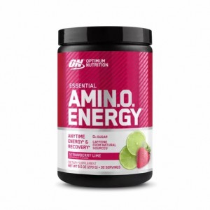 Optimum Nutrition ESSENTIAL AMIN.O. ENERGY® Strawberry Lime 0.6 lb (30 Servings) Polska | 483190ICK