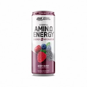 Optimum Nutrition ESSENTIAL AMIN.O. ENERGY+ Electrolytes Sparkling Berry Burst 355ml * 12 Cans (12 Servings) Polska | 649128VJA