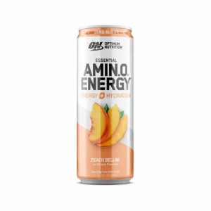 Optimum Nutrition ESSENTIAL AMIN.O. ENERGY+ Electrolytes Sparkling Peach Bellini 355ml * 12 Cans (12 Servings) Polska | 386745JWB