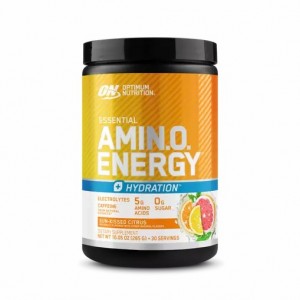 Optimum Nutrition Essential AMIN.O. ENERGY + Electrolytes *new* Sun-kissed Citrus 0.63 lb (30 Servings) Polska | 421653MNY