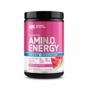 Optimum Nutrition Essential AMIN.O. ENERGY + Electrolytes Watermelon Splash 0.63 lb (30 Servings) Polska | 387950IKN