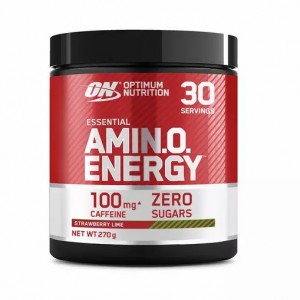 Optimum Nutrition Essential AMIN.O. Energy Strawberry Lime 270 grams (30 Servings) Polska | 124835WDE