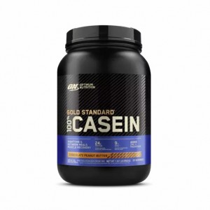 Optimum Nutrition GOLD STANDARD® 100% Casein Chocolate Peanut Butter 2 lb (25 Servings) Polska | 537612QVH