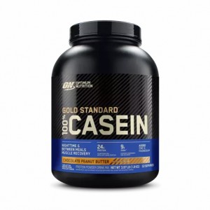 Optimum Nutrition GOLD STANDARD® 100% Casein Chocolate Peanut Butter 4 lb (53 Servings) Polska | 491823UFX