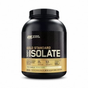 Optimum Nutrition GOLD STANDARD® 100% Isolate Rich Vanilla 2.91 lb (44 Servings) Polska | 508947LZF