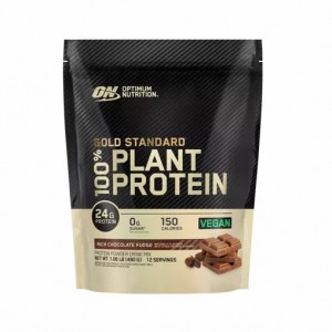 Optimum Nutrition GOLD STANDARD® 100% Plant Rich Chocolate Fudge 1.06 lb (12 Servings) Polska | 567430ARE