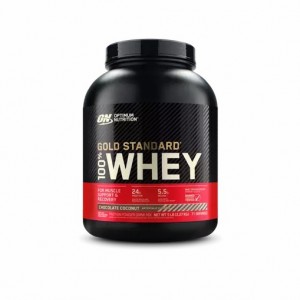 Optimum Nutrition GOLD STANDARD 100% WHEY™ Chocolate Coconut 5 lb (71 Servings) Polska | 298041MRY