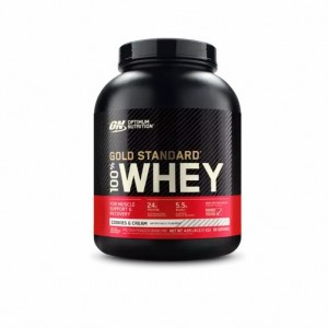 Optimum Nutrition GOLD STANDARD 100% WHEY™ Cookies & Cream 5 lb (68 Servings) Polska | 547102NWH