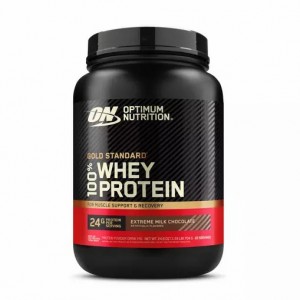 Optimum Nutrition GOLD STANDARD 100% WHEY™ Extreme Milk Chocolate 1.5 lb (22 Servings) Polska | 502396BGH