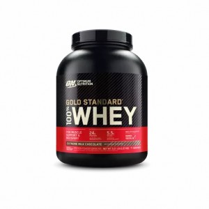 Optimum Nutrition GOLD STANDARD 100% WHEY™ Extreme Milk Chocolate 5 lb (71 Servings) Polska | 023849ZNJ