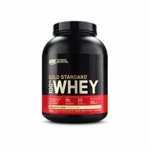 Optimum Nutrition GOLD STANDARD 100% WHEY™ Vanilla Ice Cream 4 lb (58 Servings) Polska | 901628GBV