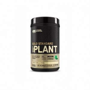 Optimum Nutrition Gold Standard 100% Plant Based Protein French Vanilla Creme 684 grams (21 Servings) Polska | 103568YJW