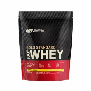 Optimum Nutrition Gold Standard 100% Whey Protein Powder Banana Cream 450 grams (15 Servings) Polska | 206931LAI