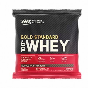 Optimum Nutrition Gold Standard 100% Whey Powder Sachets Double Rich Chocolate 1 sachet (31 grams) Polska | 197526ZEB