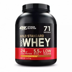 Optimum Nutrition Gold Standard 100% Whey Protein Powder Chocolate Peanut Butter 2.27 kg (71 Servings) Polska | 542371EBH