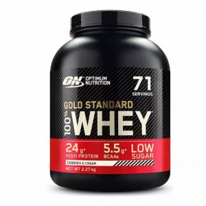 Optimum Nutrition Gold Standard 100% Whey Protein Powder Cookies & Cream 2.27 kg (71 Servings) Polska | 429537IBJ