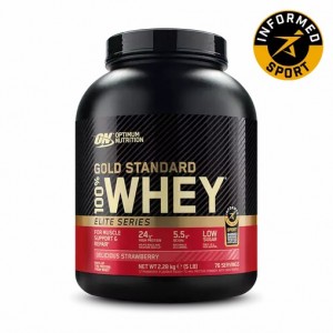 Optimum Nutrition Gold Standard 100% Whey - Elite Series Delicious Strawberry 2.27 kg Polska | 713425OWI