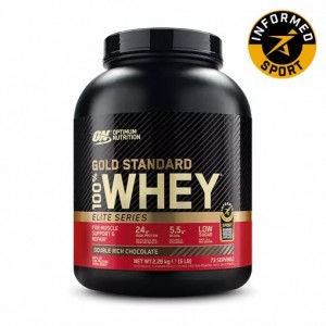 Optimum Nutrition Gold Standard 100% Whey - Elite Series Double Rich Chocolate 2.27 kg (74) Polska | 103652XHC