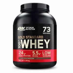 Optimum Nutrition Gold Standard 100% Whey Protein Powder Double Rich Chocolate 2.26 kg (76 Servings) Polska | 952874PWI