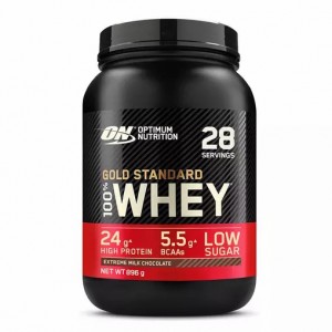 Optimum Nutrition Gold Standard 100% Whey Protein Powder Extreme Milk Chocolate 896 grams (28 Servings) Polska | 521978XNI