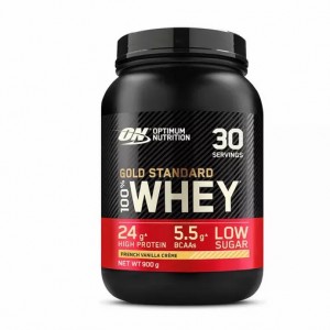 Optimum Nutrition Gold Standard 100% Whey Protein Powder French Vanilla 900 grams (30 Servings) Polska | 534218JGX