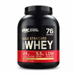 Optimum Nutrition Gold Standard 100% Whey Protein Powder French Vanilla 2.28 kg (76 Servings) Polska | 728603QFN