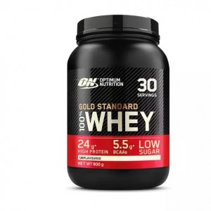 Optimum Nutrition Gold Standard 100% Whey Protein Powder Unflavoured 900 grams (30 Servings) Polska | 029453BHI