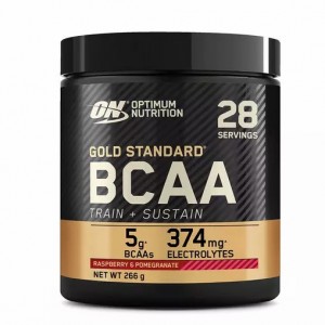 Optimum Nutrition Gold Standard BCAA Train + Sustain Raspberry & Pomegranate 266 grams (28 Servings) Polska | 789542QZP