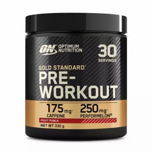 Optimum Nutrition Gold Standard Pre-Workout Fruit Punch 330 grams (30 Servings) Polska | 675824BHP