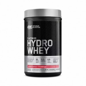 Optimum Nutrition PLATINUM HYDROWHEY™ Supercharged Strawberry 1.76 lb (20 Servings) Polska | 140659IFJ