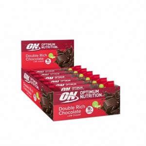 Optimum Nutrition Plant Protein Bar Double Rich Chocolate 720 grams (12 Bars) Polska | 840371CXL