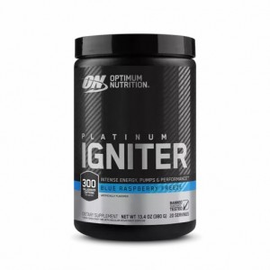 Optimum Nutrition Platinum Igniter Blue Raspberry Freeze 0.84 lb (20 Servings) Polska | 673094EJS