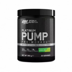 Optimum Nutrition Platinum Pump Pre-workout Lemon Lime 380 grams (20 Servings) Polska | 421756BRJ