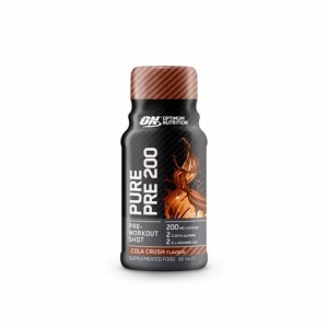 Optimum Nutrition Pure Pre 200 Pre-Workout Shot Cola 60ml (12 shots) Polska | 593284KNR