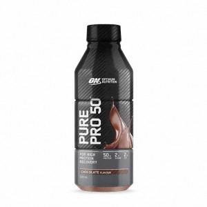 Optimum Nutrition Pure Pro 50 Chocolate 508ml (12 bottles) Polska | 453089AOS