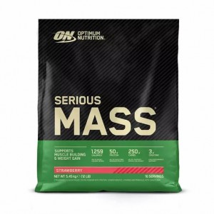 Optimum Nutrition Serious Mass Gainer Strawberry 5.45 kg (16 Servings) Polska | 283601KTN