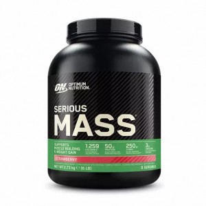 Optimum Nutrition Serious Mass Strawberry 2.73 kg (8 Servings) Polska | 148375KWX