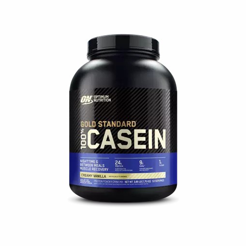 Optimum Nutrition GOLD STANDARD® 100% Casein Creamy Vanilla 4 lb (53 Servings) Polska | 457689ZBM