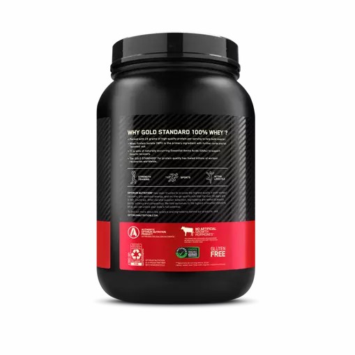 Optimum Nutrition GOLD STANDARD 100% WHEY™ Delicious Strawberry 2 lb (29 Servings) Polska | 769035CPQ