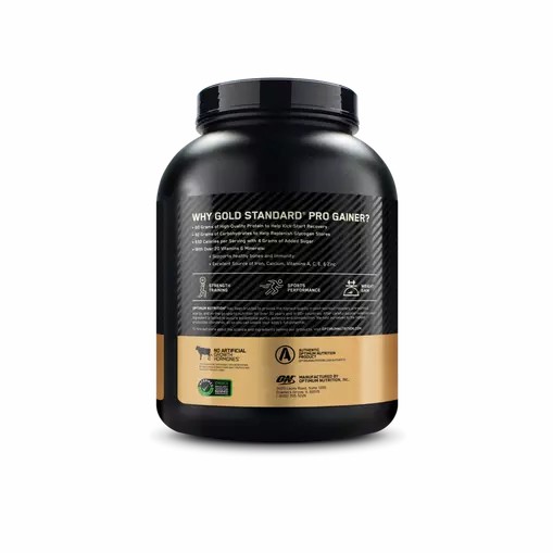 Optimum Nutrition GOLD STANDARD® Pro Gainer Vanilla Custard 5.09 lb (14 Servings) Polska | 507183YKZ