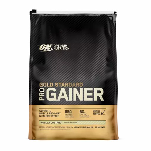 Optimum Nutrition GOLD STANDARD® Pro Gainer Vanilla Custard 10.19 lb (28 Servings) Polska | 520693XIJ