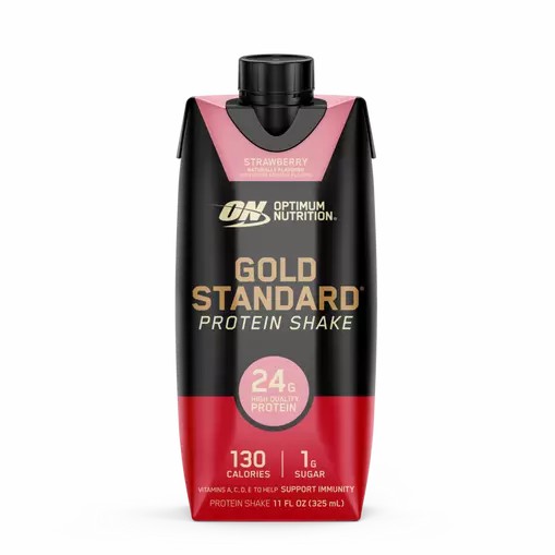 Optimum Nutrition GOLD STANDARD® Ready To Drink Protein Shake *new* Strawberry 12 Cartons (12 Servings) Polska | 765189PDF