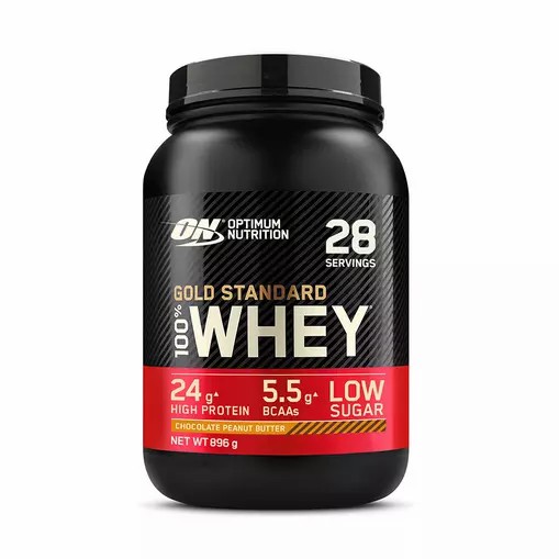 Optimum Nutrition Gold Standard 100% Whey Protein Powder Chocolate Peanut Butter 896 grams (28 Servings) Polska | 234109XYW