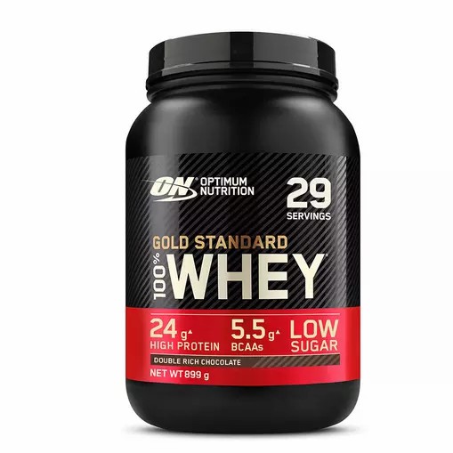 Optimum Nutrition Gold Standard 100% Whey Protein Powder Double Rich Chocolate 899 grams (29 Servings) Polska | 395128HIM