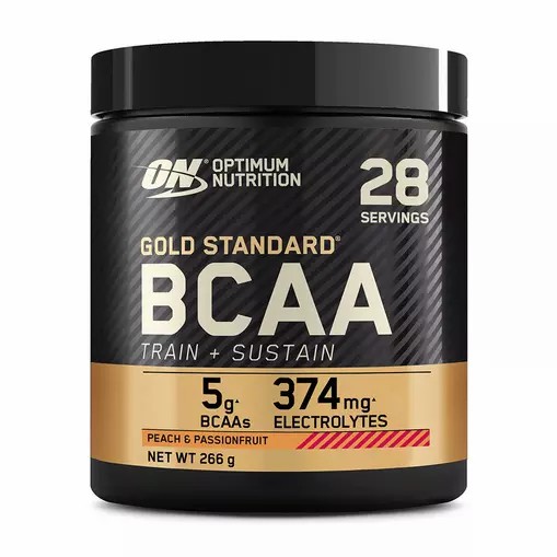 Optimum Nutrition Gold Standard BCAA Train + Sustain Peach & Passion Fruit 266 grams (28 Servings) Polska | 268759ARX