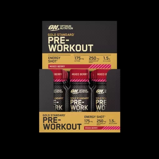 Optimum Nutrition Gold Standard Pre-Workout Shot Mixed Berry 720 ml (12 pieces) Polska | 597631GYX