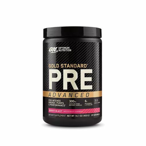 Optimum Nutrition Gold Standard Pre Advanced Berry Blast 20 Serves Polska | 048291WUN