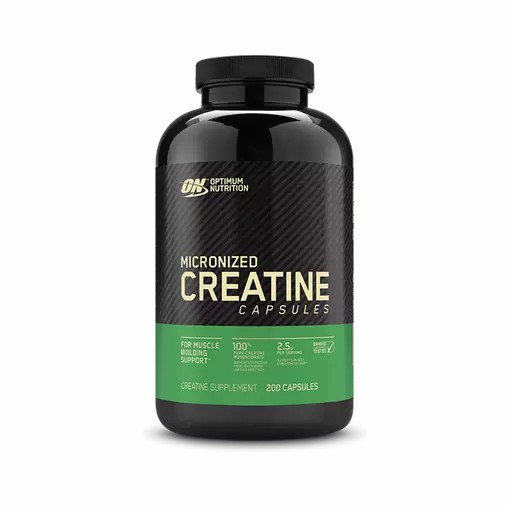 Optimum Nutrition Micronized Creatine Capsules 200 Capsules (100 Servings) Polska | 831794FMD