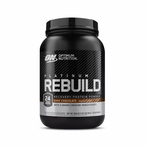 Optimum Nutrition Platinum Rebuild Dark Chocolate 1.67 lb (20 Servings) Polska | 145609EWQ